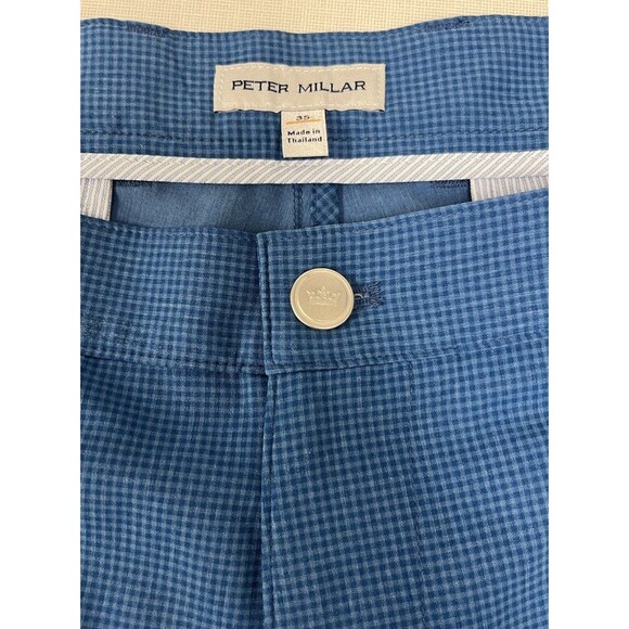 Peter Millar Crown Sport Shackleford Performance Hybrid Shorts Blue Golf Size 35 - Picture 8 of 9